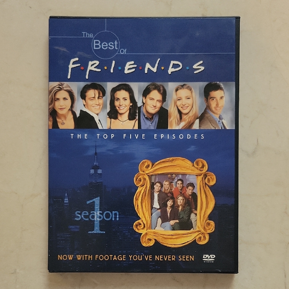 Warner Bros. Friends DVD - Blue and Gold Cover